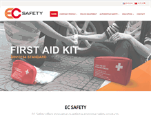 Tablet Screenshot of ec-safety.com